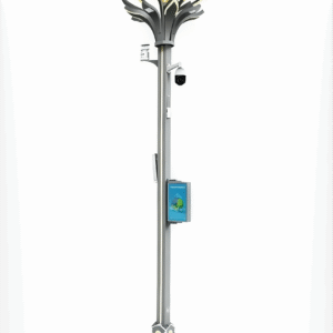 Smart Magnolia pole with camera, LED display, EV charger and environmental sensors