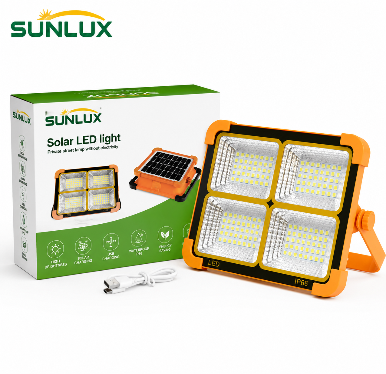 SUNLUX LED Flood Light Product Package
