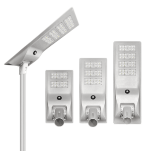 40W 50W 80W Integrated Solar Street Light Product Range for Outdoor Road Lighting