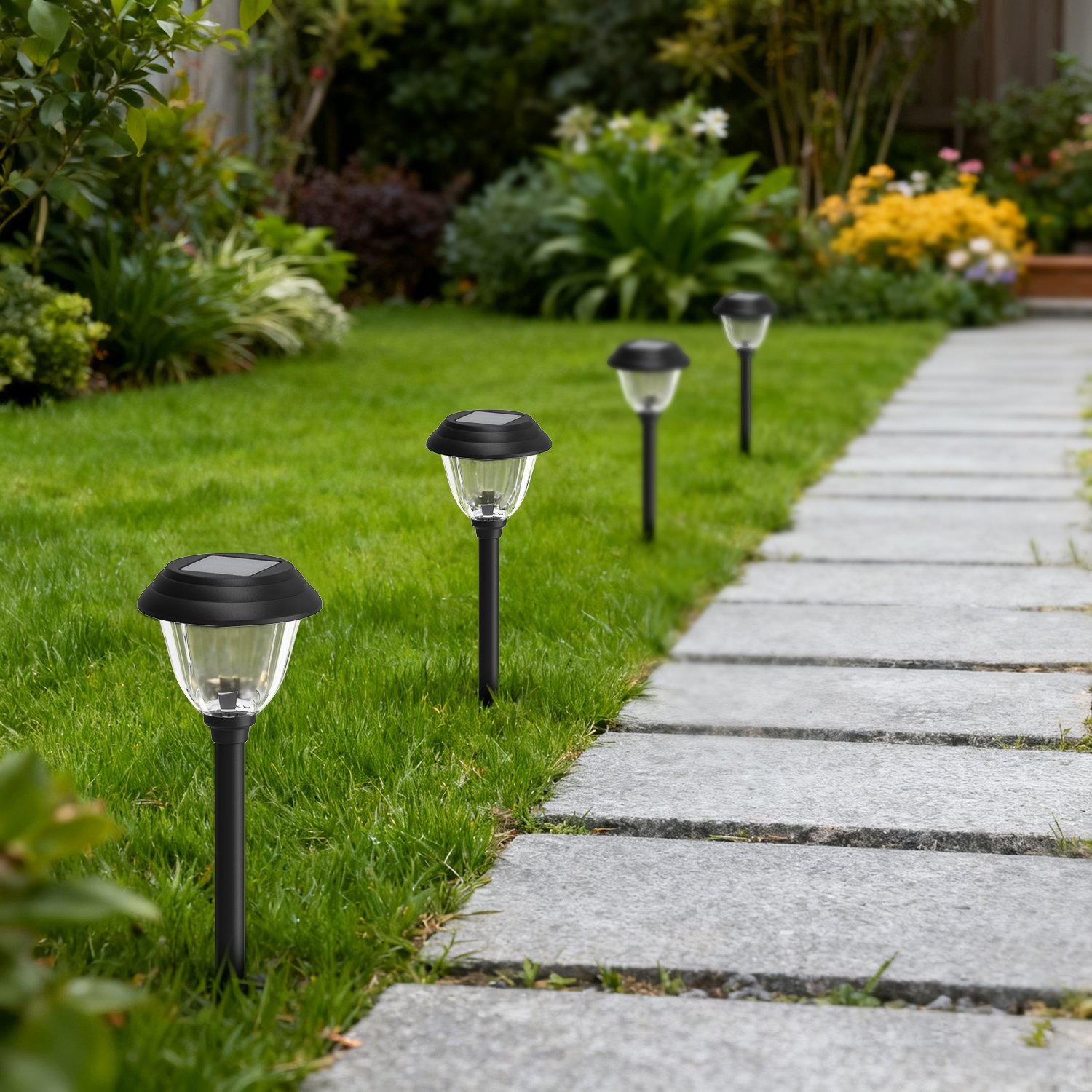 SUNLUX SLGT02 LED Solar Pathway Light for Garden & Landscape - Image 6