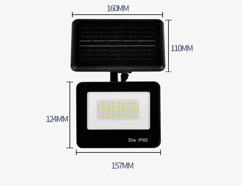 Solar Wall Light Dimensions and Size