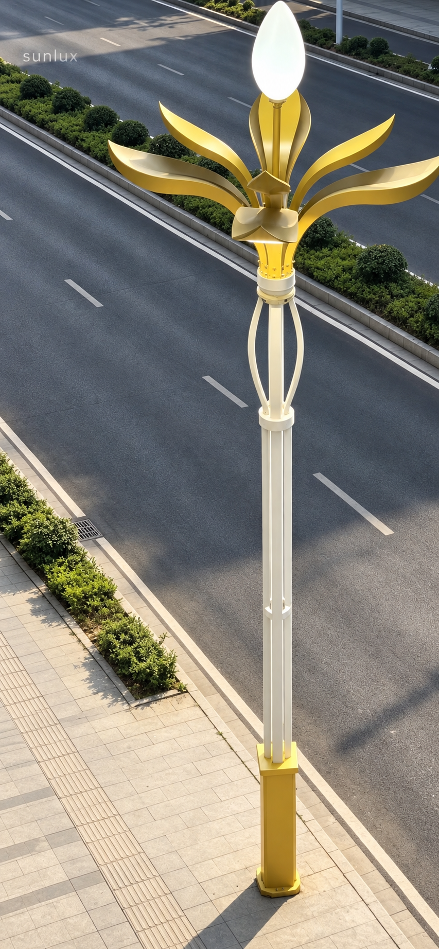 Smart LED street light customized product detail