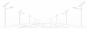 Solar street lights for road lighting project by SUNLUX