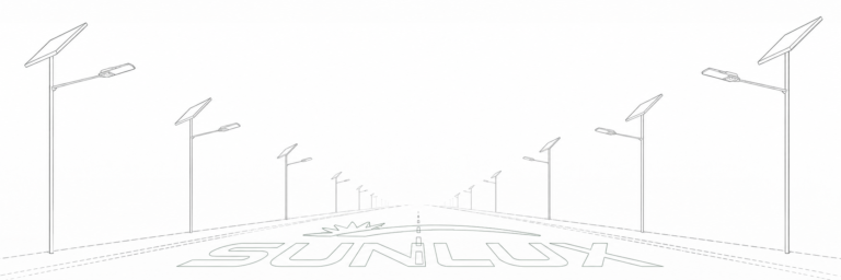 Solar street lights for road lighting project by SUNLUX