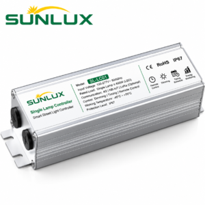SUNLUX Smart Street Light Controller with Remote Monitoring and Dimming Functions