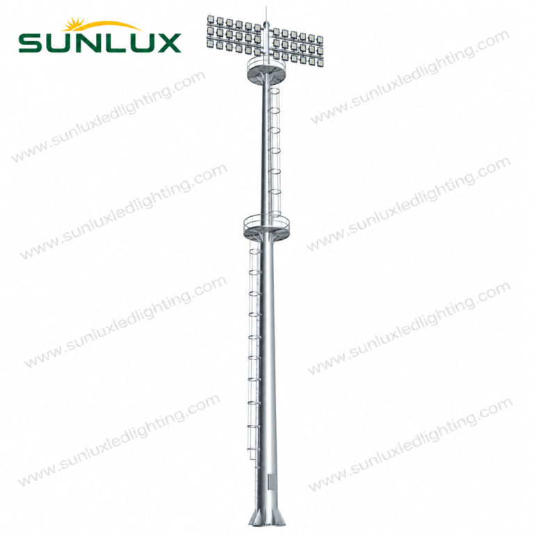 20m vs 22m High Mast Lighting Poles: Engineering Drawing and BOQ Guide